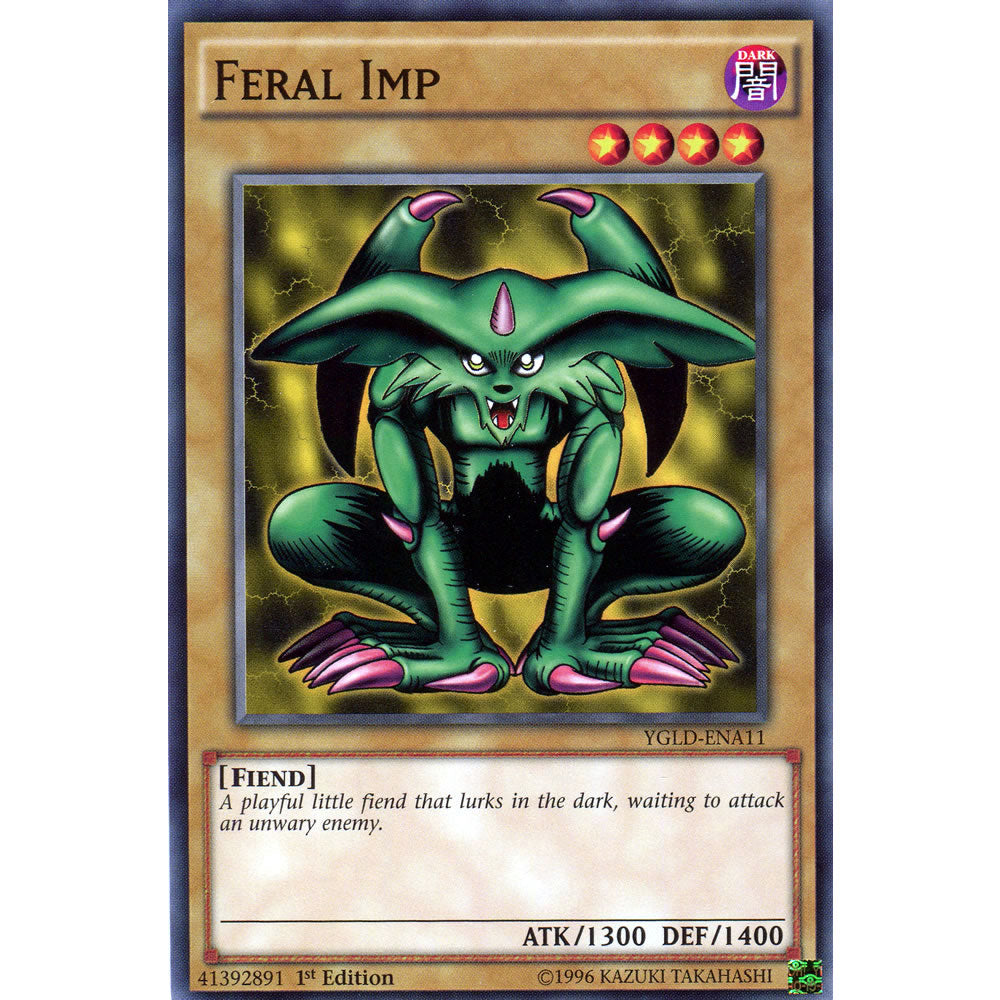 Feral Imp YGLD-ENA11 Yu-Gi-Oh! Card from the Yugi's Legendary Decks Set