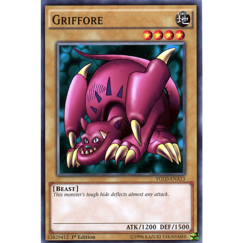 Griffore YGLD-ENA13 Yu-Gi-Oh! Card from the Yugi's Legendary Decks Set