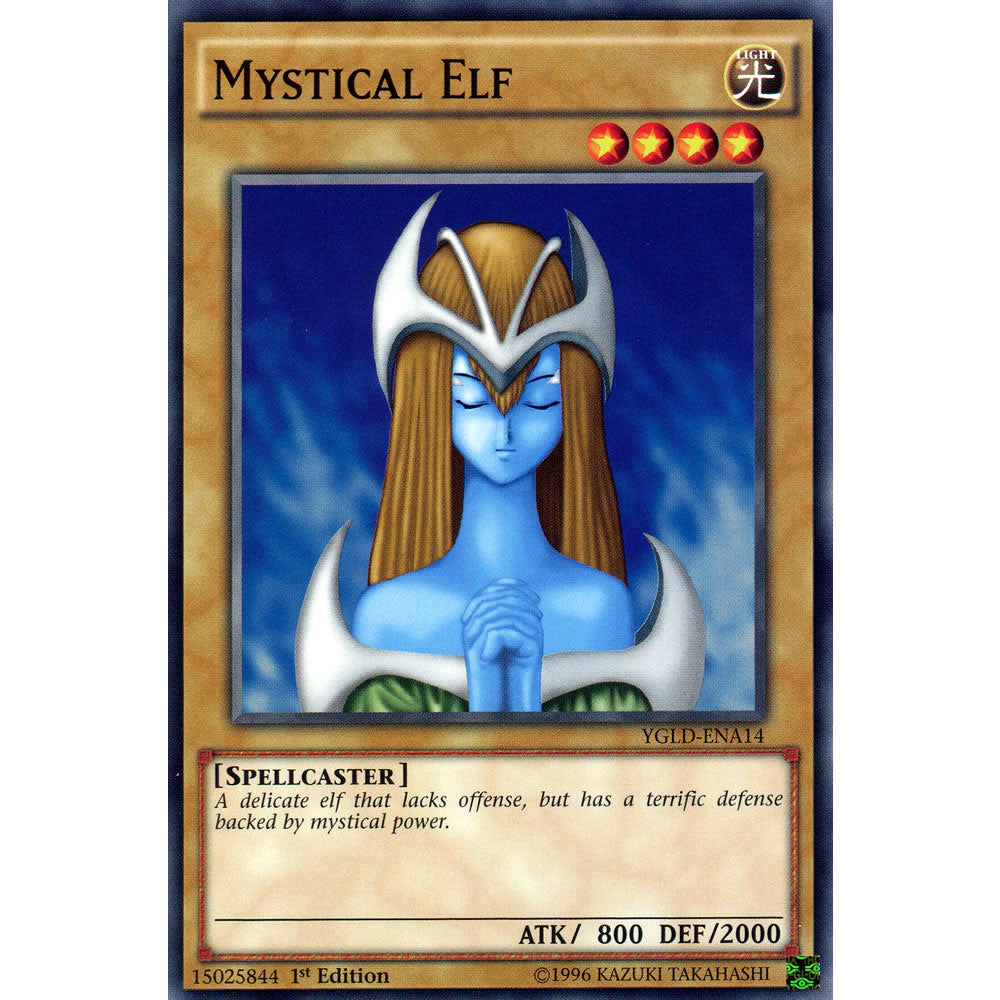 Mystical Elf YGLD-ENA14 Yu-Gi-Oh! Card from the Yugi's Legendary Decks Set