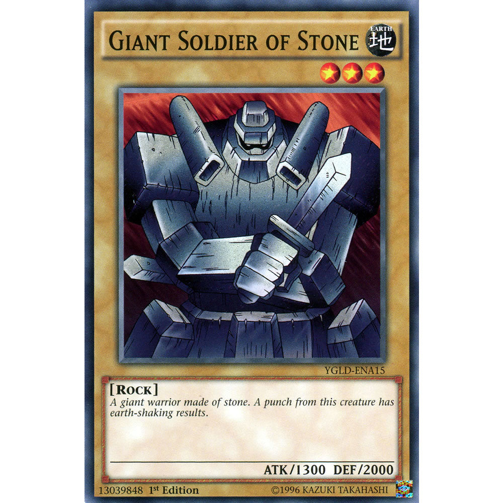 Giant Soldier of Stone YGLD-ENA15 Yu-Gi-Oh! Card from the Yugi's Legendary Decks Set