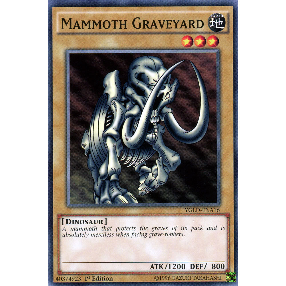 Mammoth Graveyard YGLD-ENA16 Yu-Gi-Oh! Card from the Yugi's Legendary Decks Set