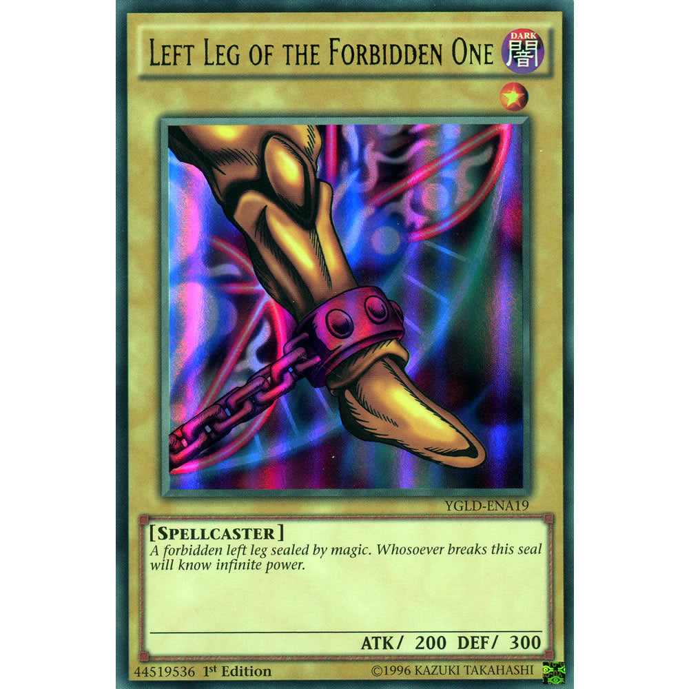 Left Leg of the Forbidden One YGLD-ENA19 Yu-Gi-Oh! Card from the Yugi's Legendary Decks Set