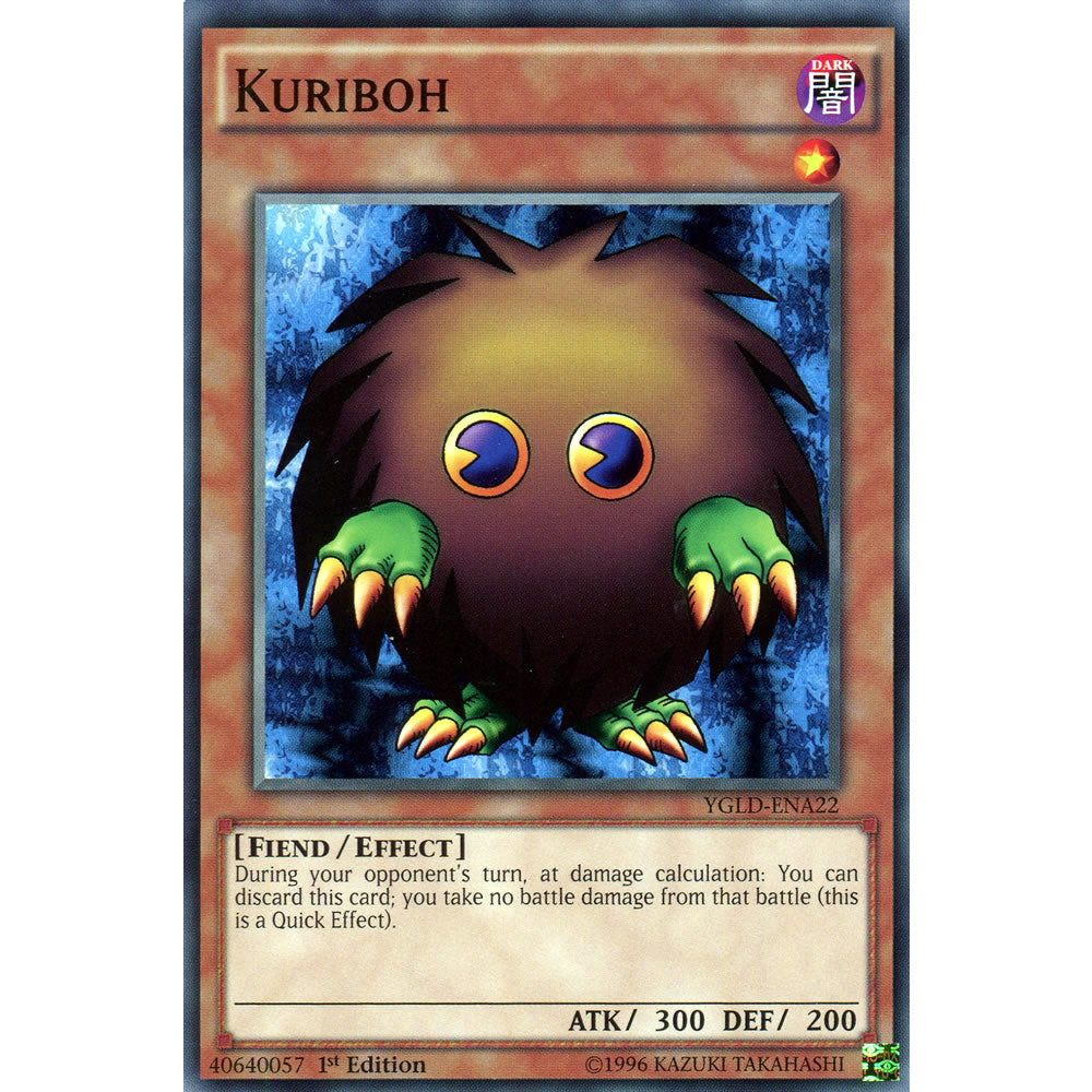 Kuriboh YGLD-ENA22 Yu-Gi-Oh! Card from the Yugi's Legendary Decks Set