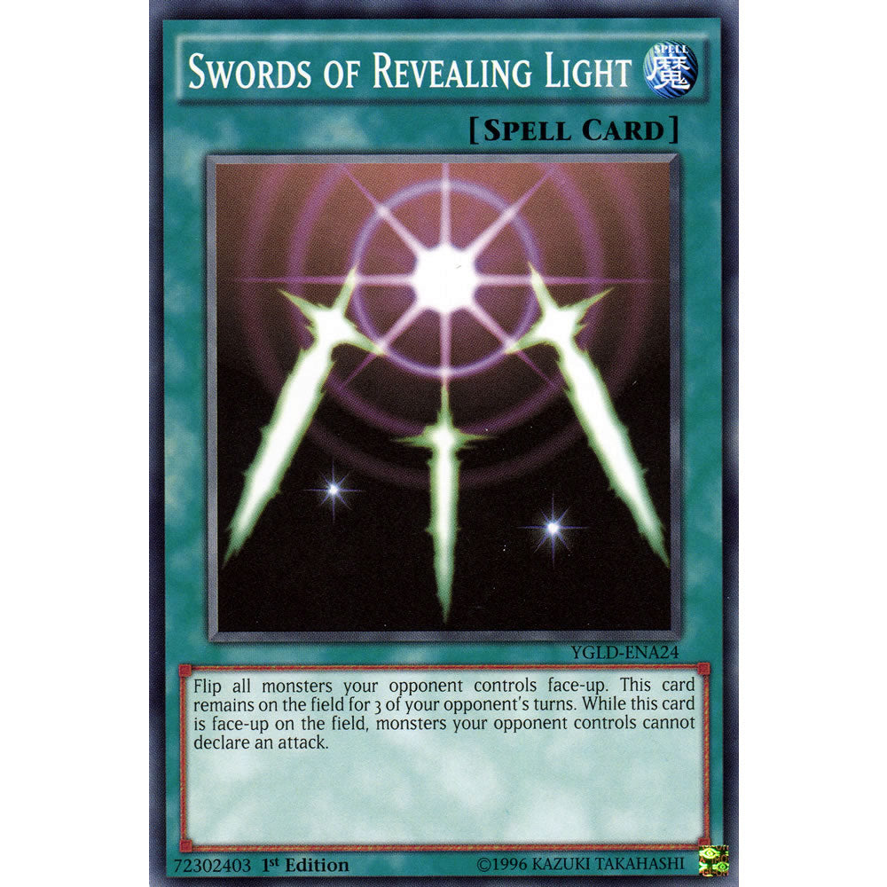 Swords of Revealing Light YGLD-ENA24 Yu-Gi-Oh! Card from the Yugi's Legendary Decks Set