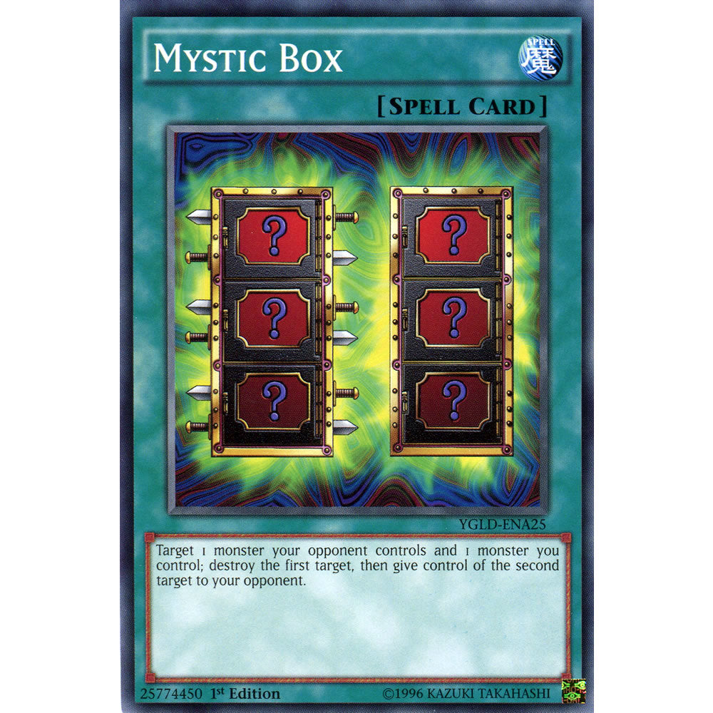 Mystic Box YGLD-ENA25 Yu-Gi-Oh! Card from the Yugi's Legendary Decks Set