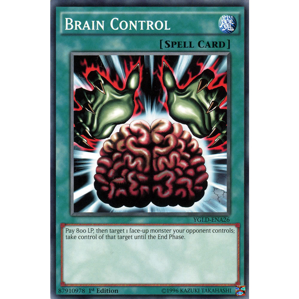 Brain Control YGLD-ENA26 Yu-Gi-Oh! Card from the Yugi's Legendary Decks Set