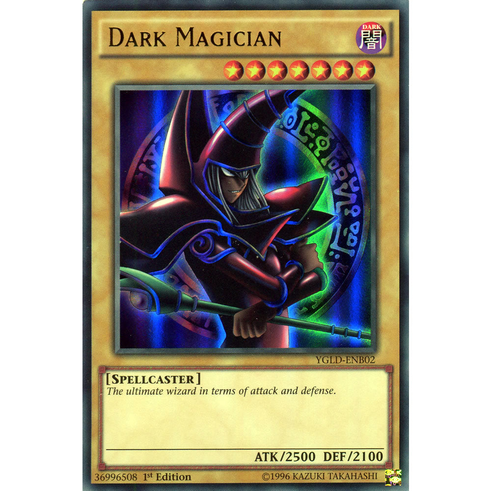 Dark Magician YGLD-ENB02 Yu-Gi-Oh! Card from the Yugi's Legendary Decks Set