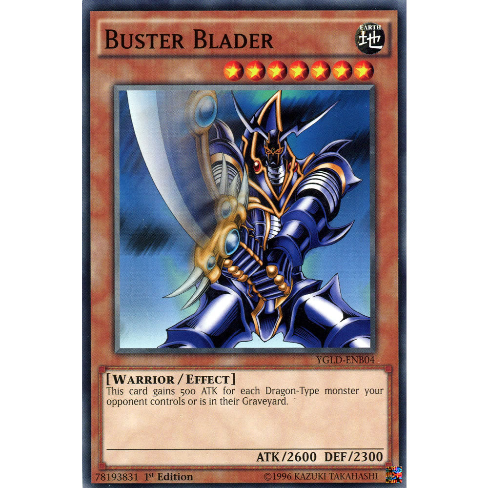 Buster Blader YGLD-ENB04 Yu-Gi-Oh! Card from the Yugi's Legendary Decks Set