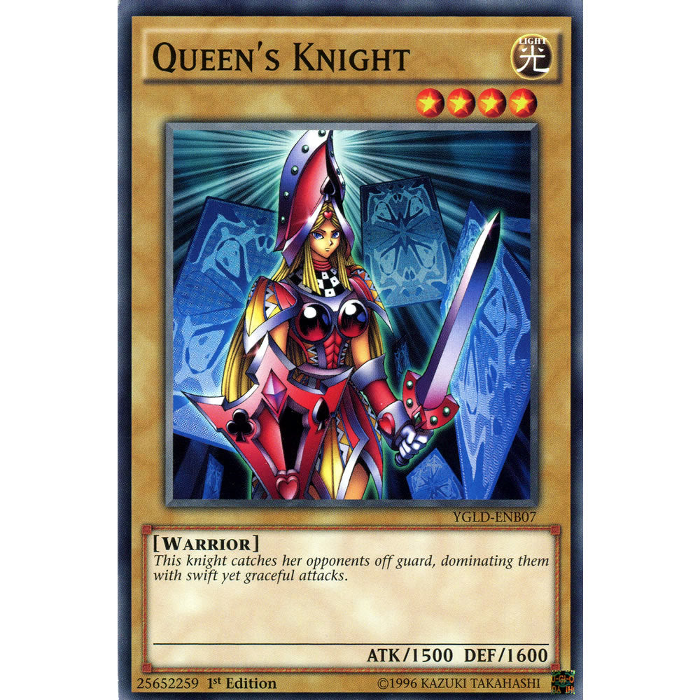 Queen's Knight YGLD-ENB07 Yu-Gi-Oh! Card from the Yugi's Legendary Decks Set