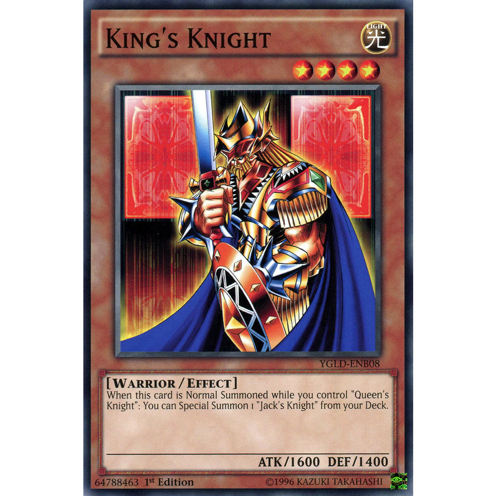 King's Knight YGLD-ENB08 Yu-Gi-Oh! Card from the Yugi's Legendary Decks Set