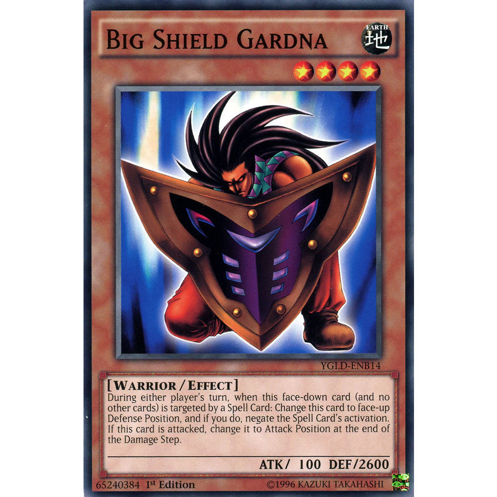 Big Shield Gardna YGLD-ENB14 Yu-Gi-Oh! Card from the Yugi's Legendary Decks Set