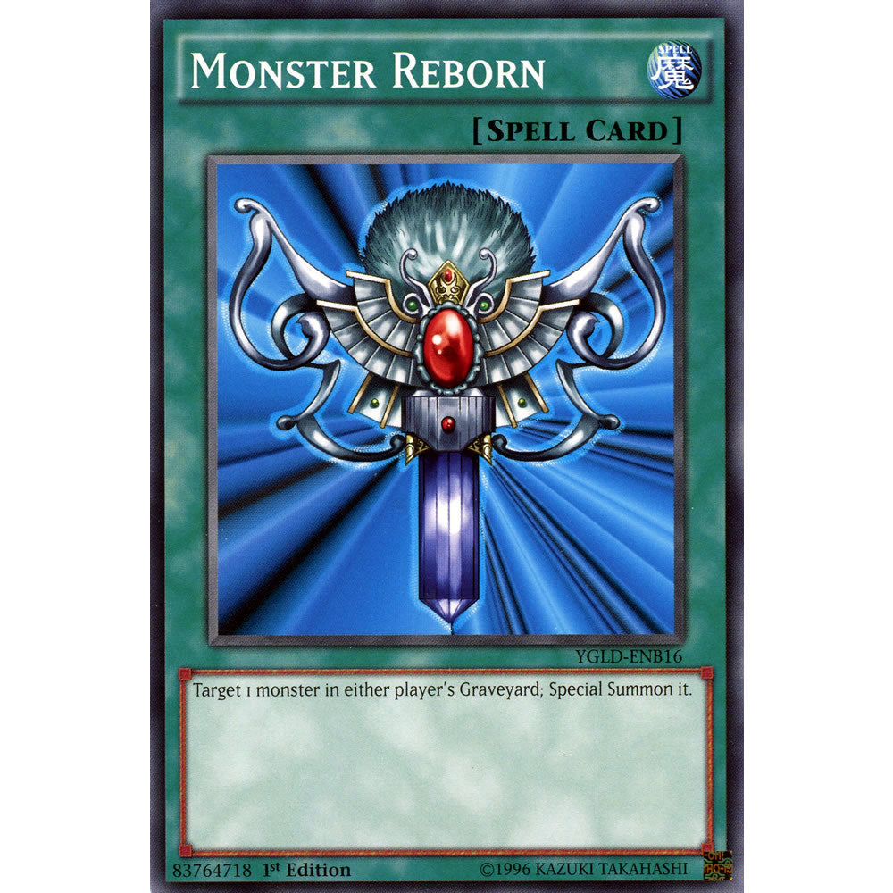 Monster Reborn YGLD-ENB16 Yu-Gi-Oh! Card from the Yugi's Legendary Decks Set