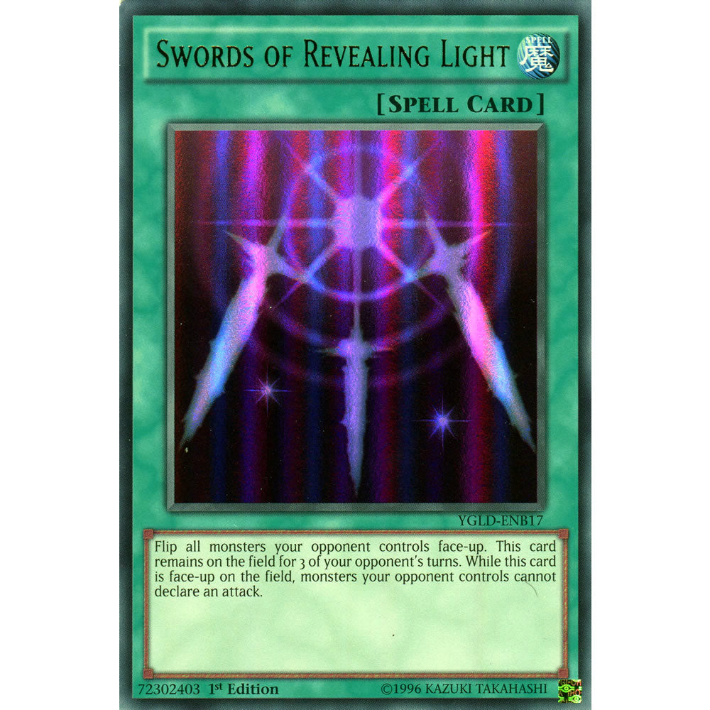 Swords of Revealing Light YGLD-ENB17 Yu-Gi-Oh! Card from the Yugi's Legendary Decks Set
