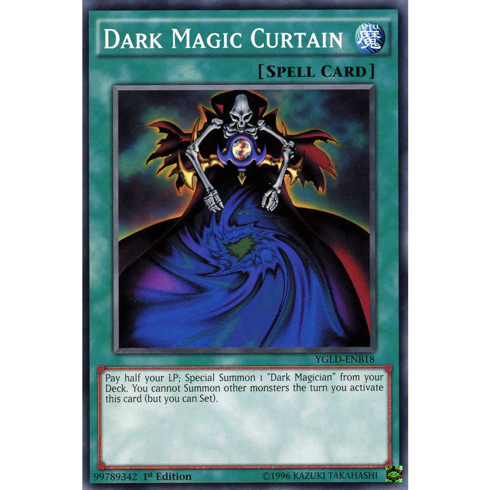 Dark Magic Curtain YGLD-ENB18 Yu-Gi-Oh! Card from the Yugi's Legendary Decks Set