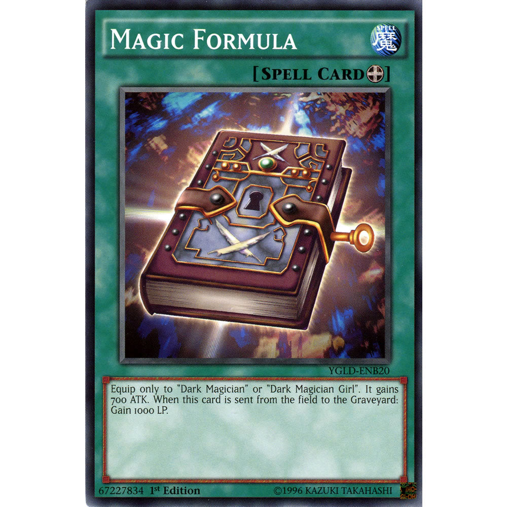 Magic Formula YGLD-ENB20 Yu-Gi-Oh! Card from the Yugi's Legendary Decks Set