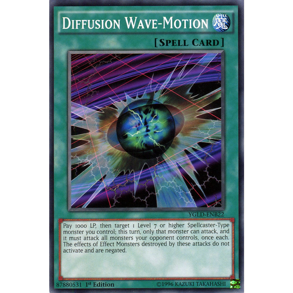 Diffusion Wave-Motion YGLD-ENB22 Yu-Gi-Oh! Card from the Yugi's Legendary Decks Set