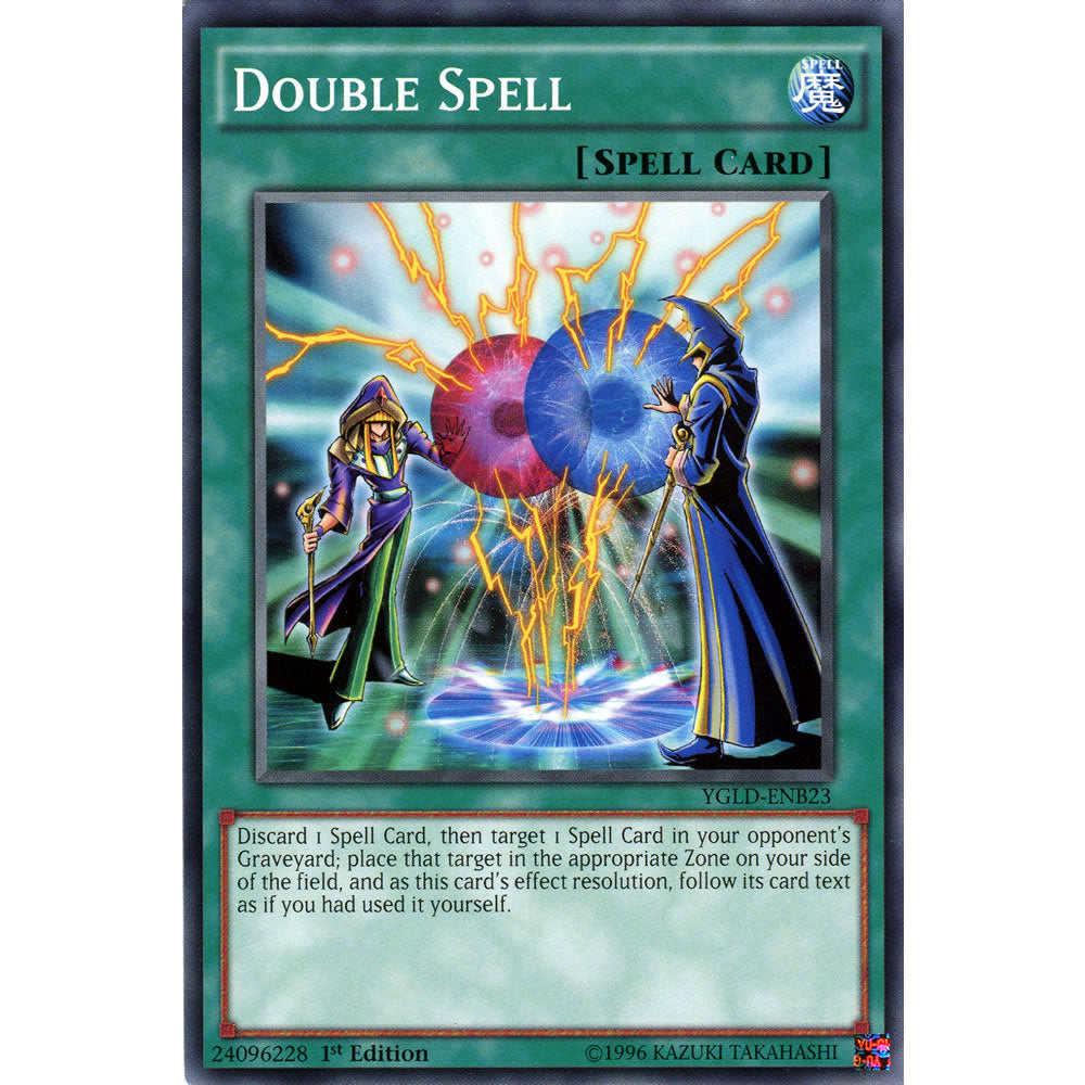 Double Spell YGLD-ENB23 Yu-Gi-Oh! Card from the Yugi's Legendary Decks Set