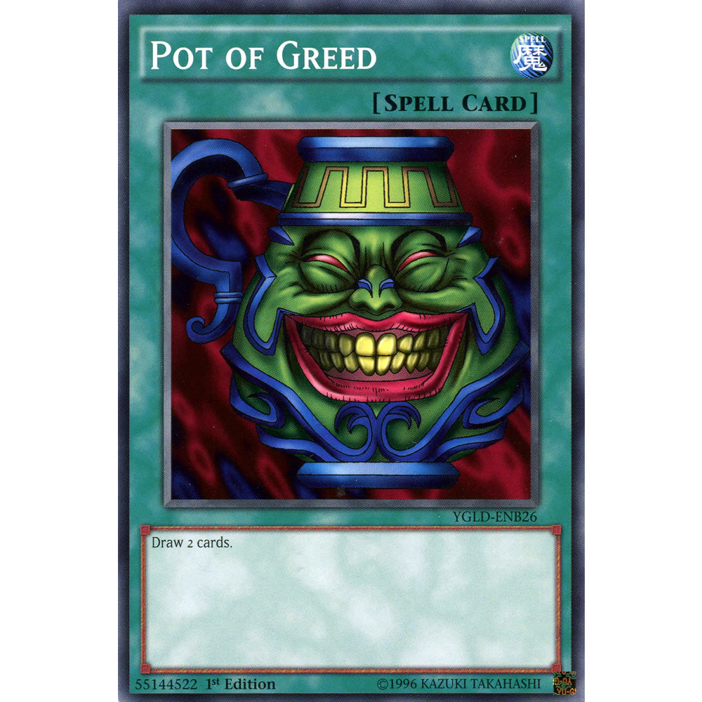 Pot of Greed YGLD-ENB26 Yu-Gi-Oh! Card from the Yugi's Legendary Decks Set