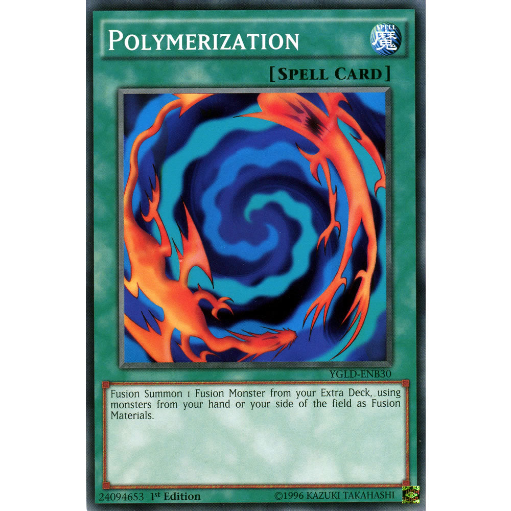 Polymerization YGLD-ENB30 Yu-Gi-Oh! Card from the Yugi's Legendary Decks Set