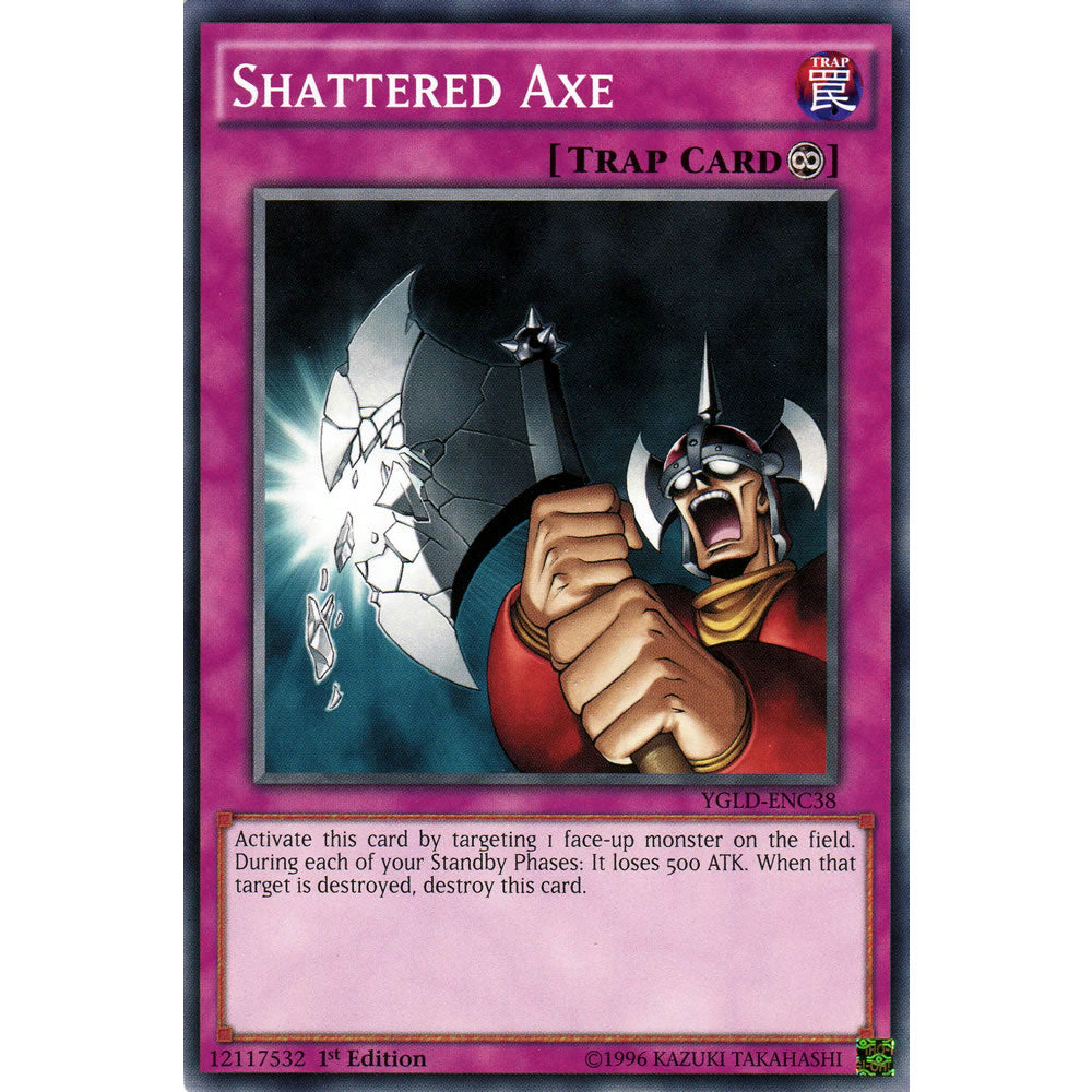 Shattered Axe YGLD-ENC38 Yu-Gi-Oh! Card from the Yugi's Legendary Decks Set