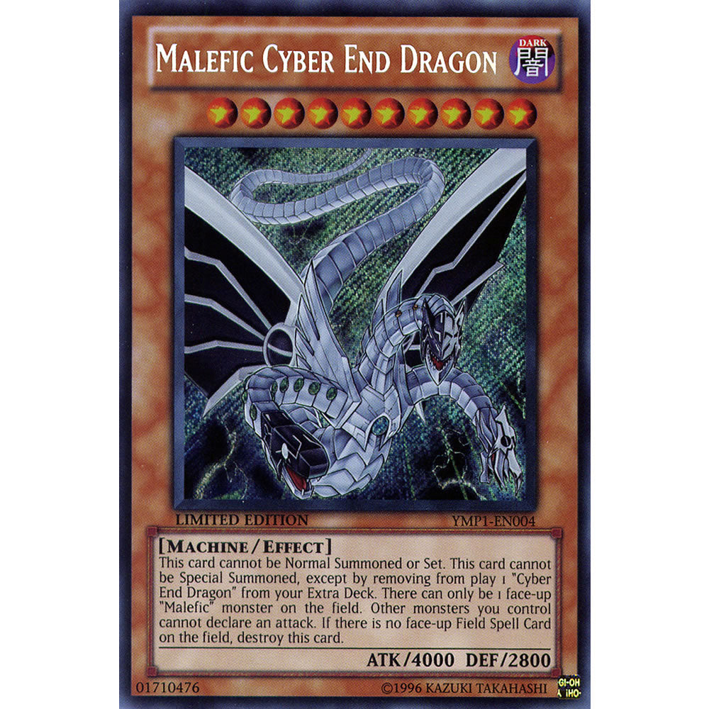 Malefic Cyber End Dragon YMP1-EN004 Yu-Gi-Oh! Card from the Bonds Beyond Time 3D Movie Pack Set
