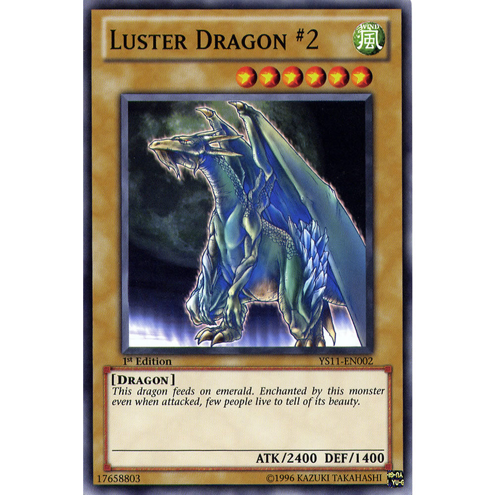 Luster Dragon #2 YS11-EN002 Yu-Gi-Oh! Card from the Dawn of the XYZ Set
