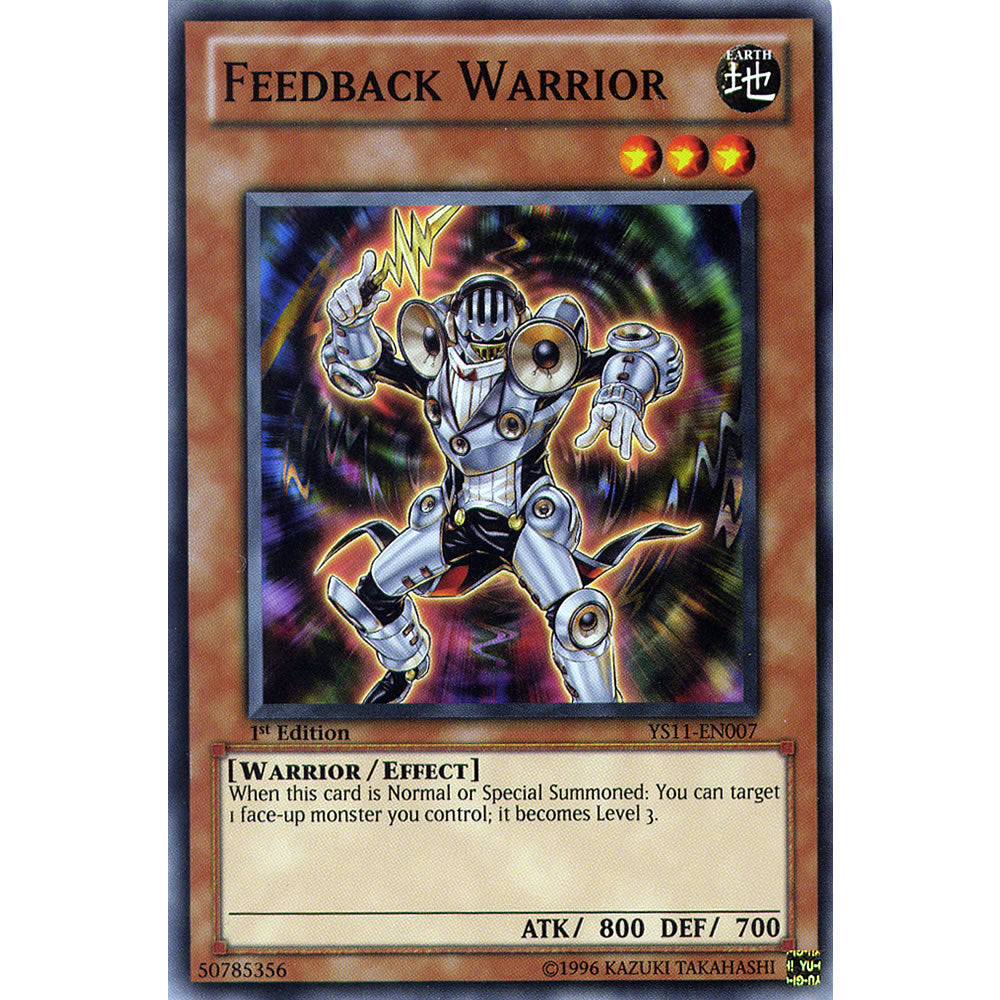 Feedback Warrior YS11-EN007 Yu-Gi-Oh! Card from the Dawn of the XYZ Set