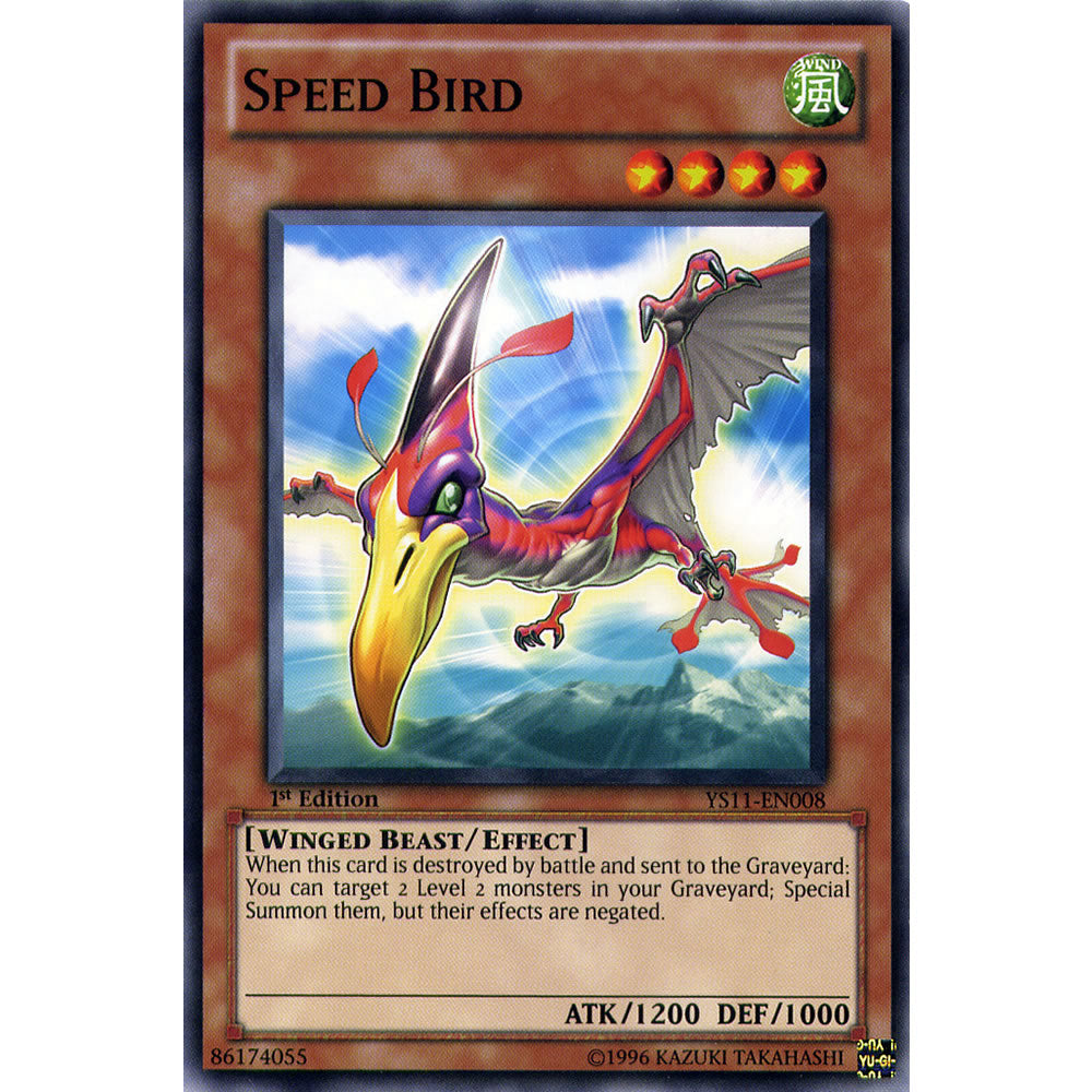 Speed Bird YS11-EN008 Yu-Gi-Oh! Card from the Dawn of the XYZ Set