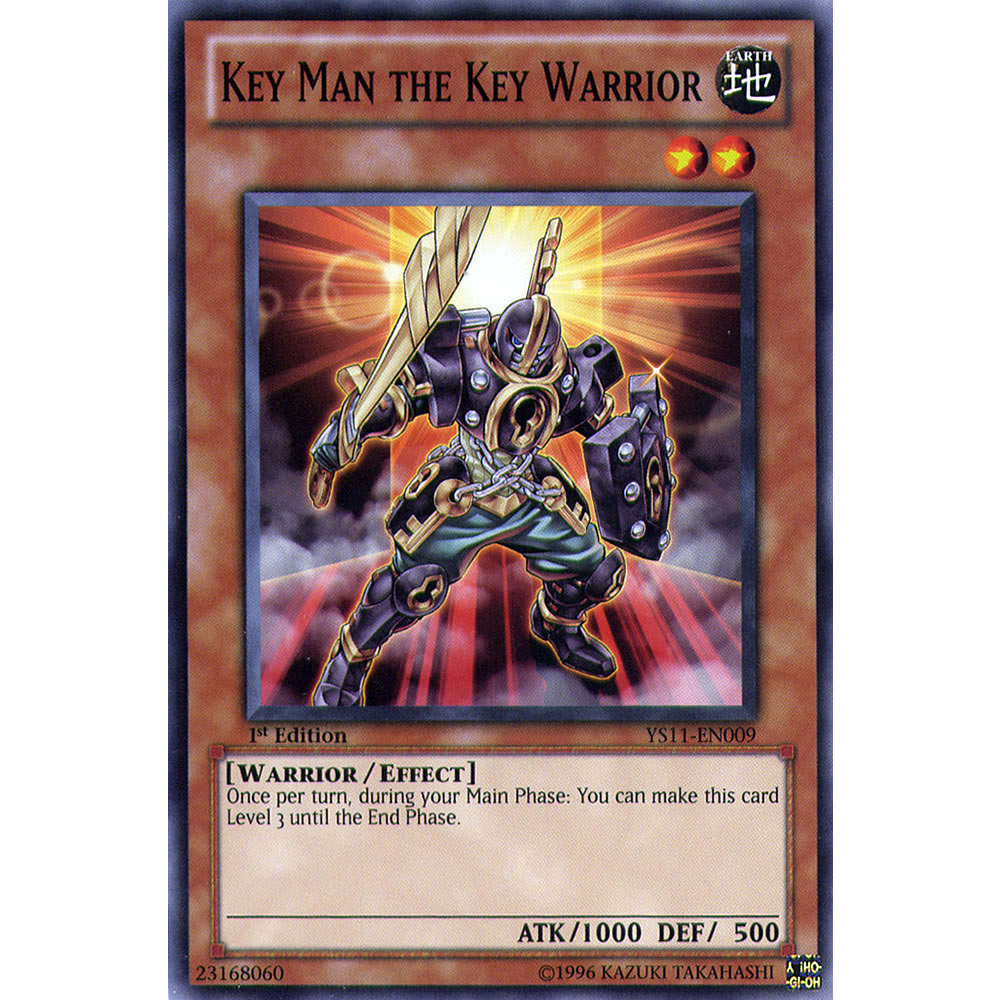 Key Man the Key Warrior YS11-EN009 Yu-Gi-Oh! Card from the Dawn of the XYZ Set
