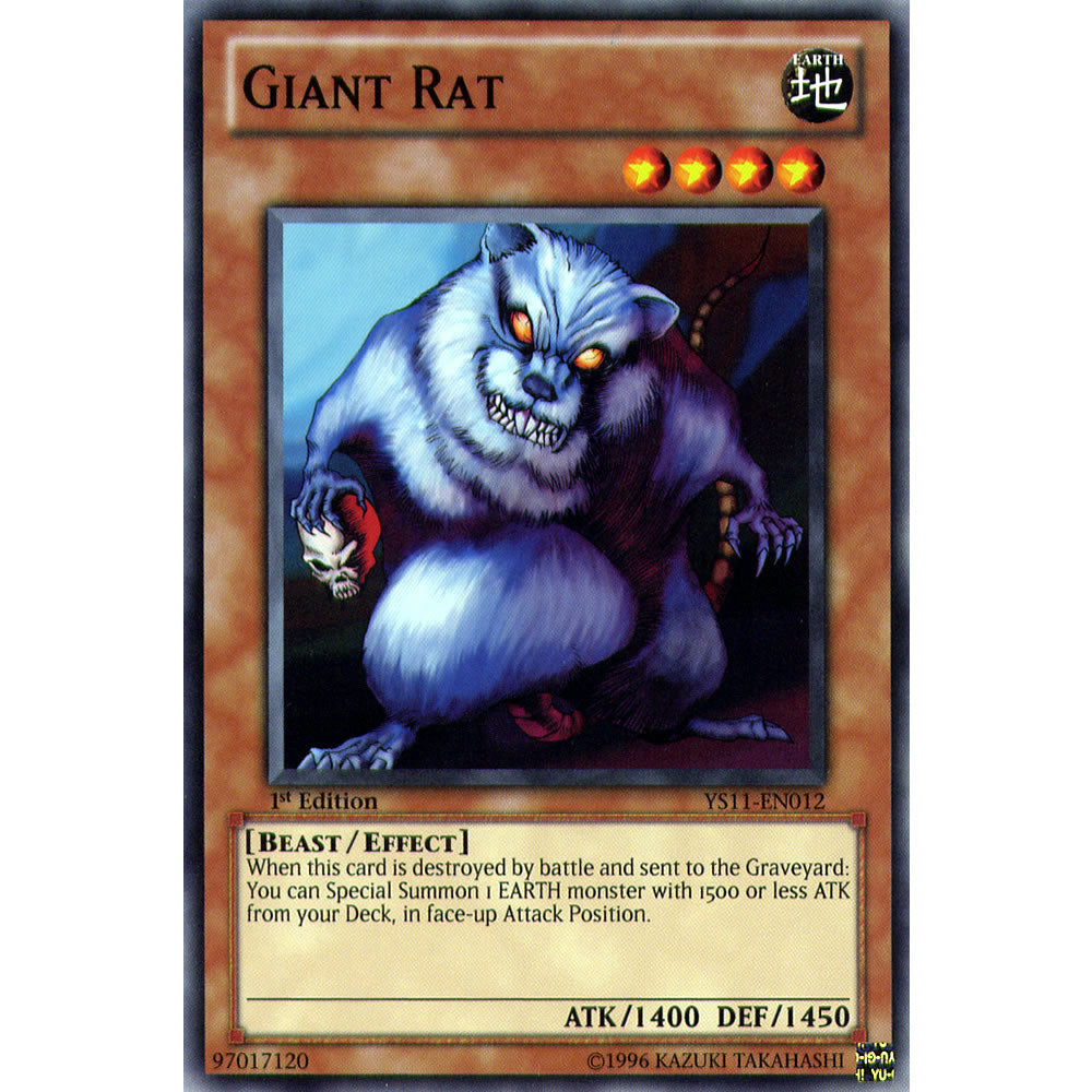Giant Rat YS11-EN012 Yu-Gi-Oh! Card from the Dawn of the XYZ Set
