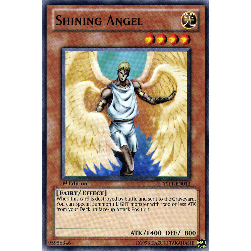 Shining Angel YS11-EN013 Yu-Gi-Oh! Card from the Dawn of the XYZ Set