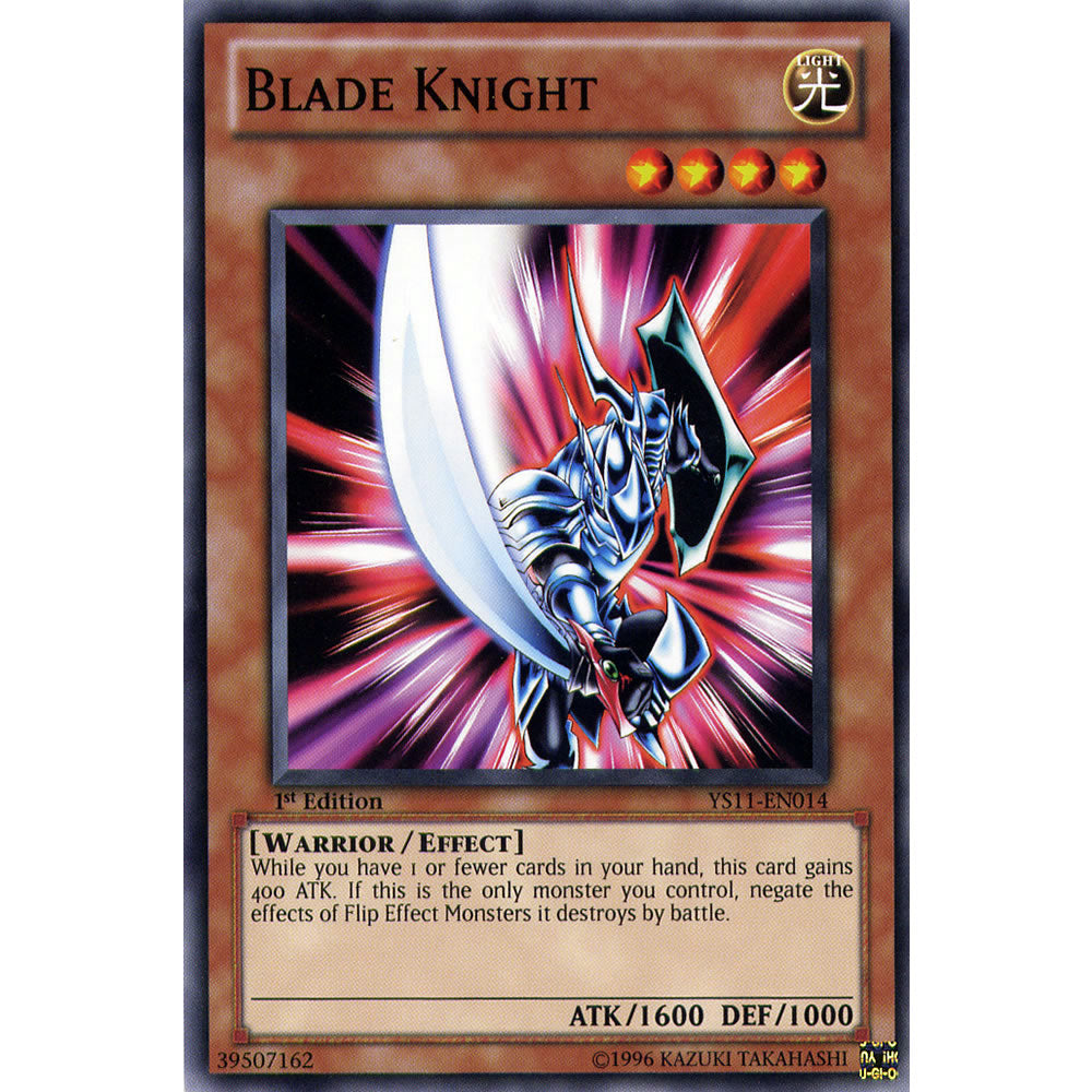 Blade Knight YS11-EN014 Yu-Gi-Oh! Card from the Dawn of the XYZ Set