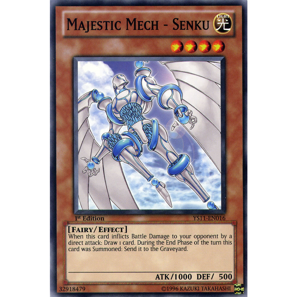 Majestic Mech - Senku YS11-EN016 Yu-Gi-Oh! Card from the Dawn of the XYZ Set