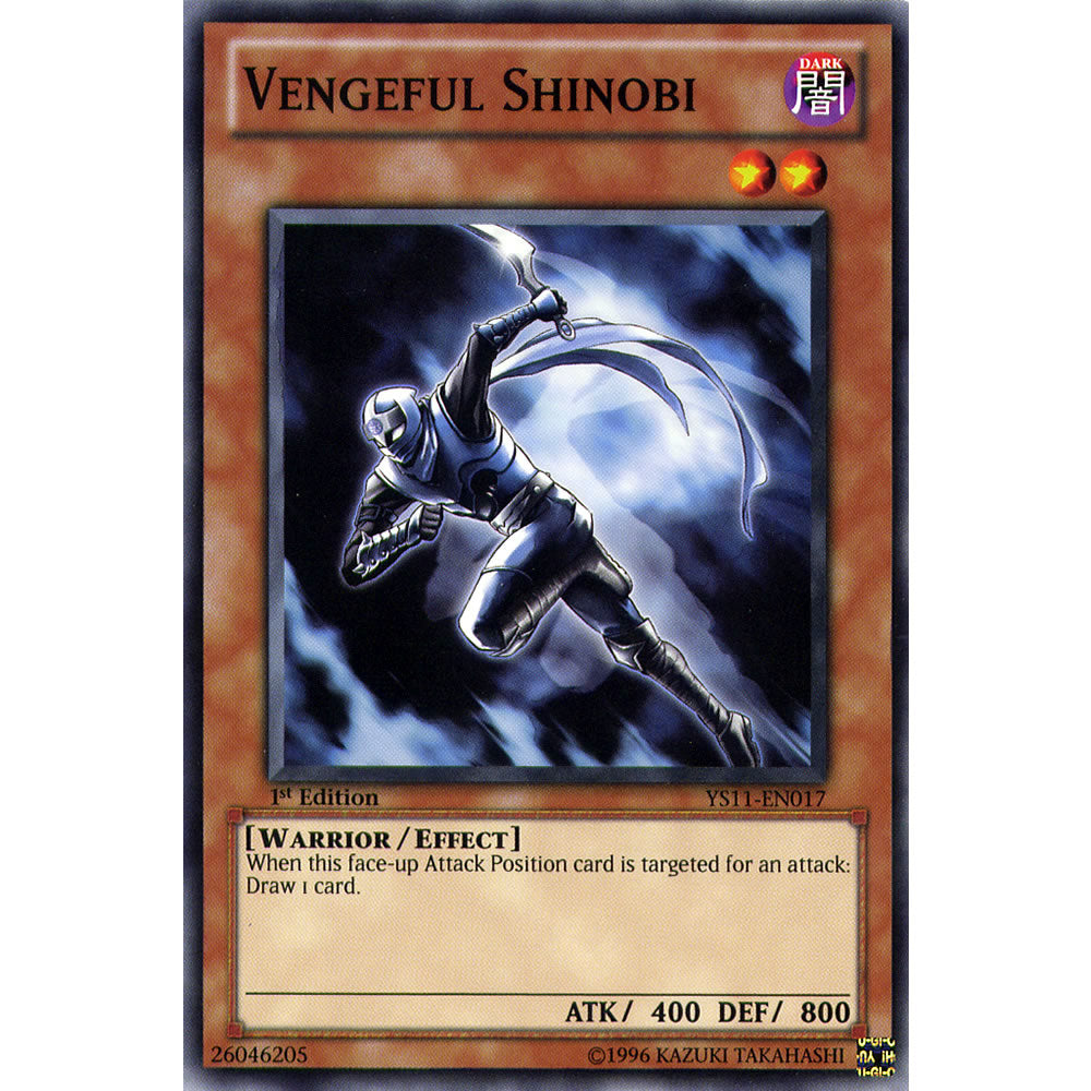Vengeful Shinobi YS11-EN017 Yu-Gi-Oh! Card from the Dawn of the XYZ Set