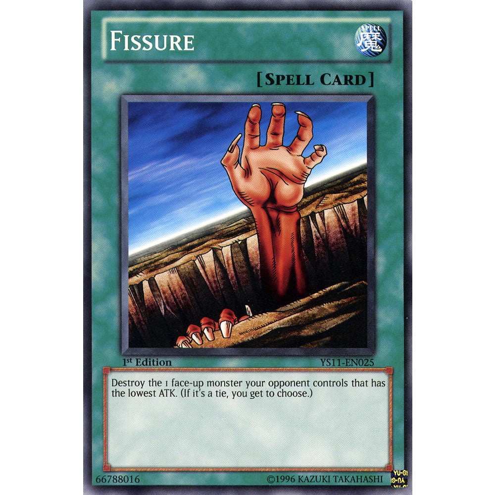 Fissure YS11-EN025 Yu-Gi-Oh! Card from the Dawn of the XYZ Set