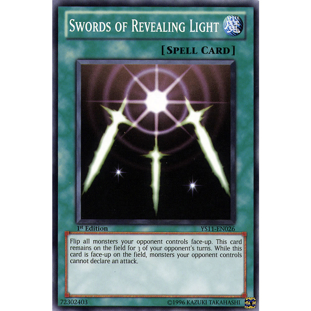 Swords of Revealing Light YS11-EN026 Yu-Gi-Oh! Card from the Dawn of the XYZ Set