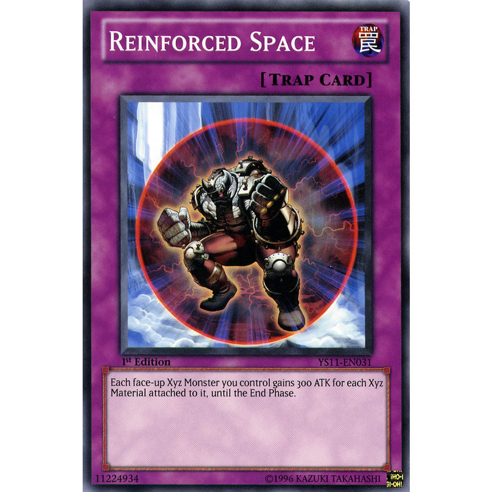 Reinforced Space YS11-EN031 Yu-Gi-Oh! Card from the Dawn of the XYZ Set