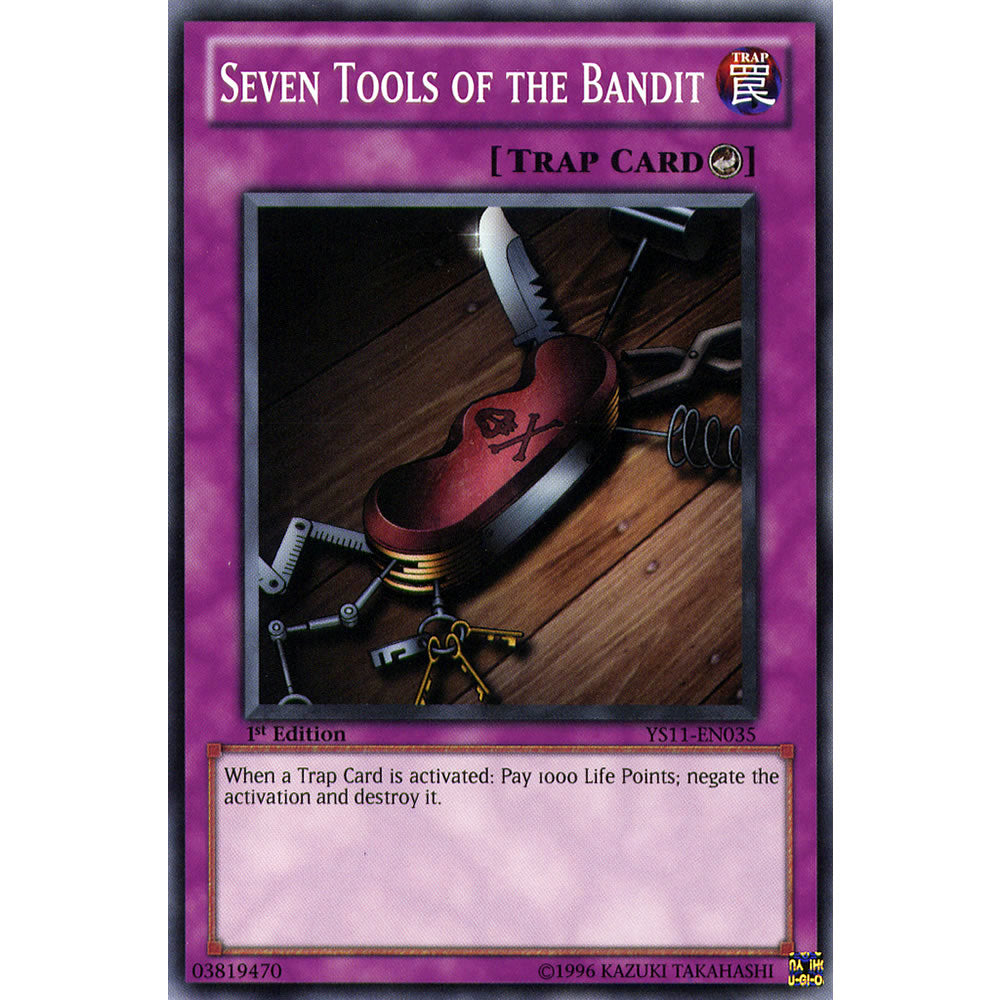 Seven Tools of the Bandit YS11-EN035 Yu-Gi-Oh! Card from the Dawn of the XYZ Set