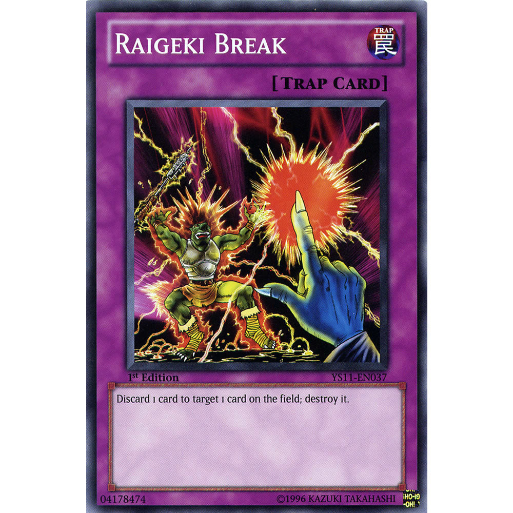 Raigeki Break YS11-EN037 Yu-Gi-Oh! Card from the Dawn of the XYZ Set