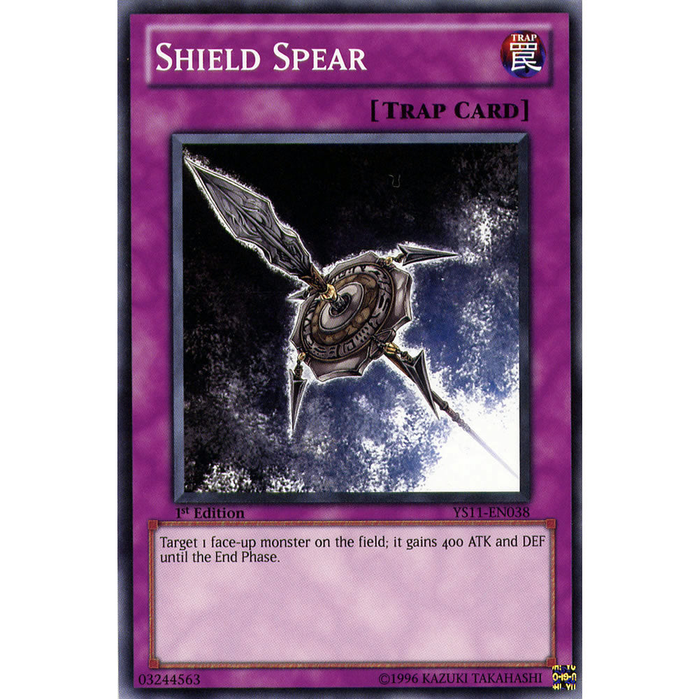 Shield Spear YS11-EN038 Yu-Gi-Oh! Card from the Dawn of the XYZ Set