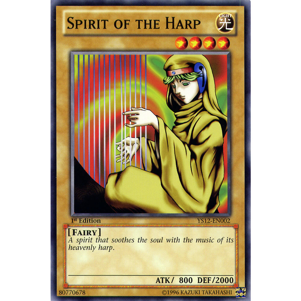 Spirit of the Harp YS12-EN002 Yu-Gi-Oh! Card from the XYZ Symphony Set
