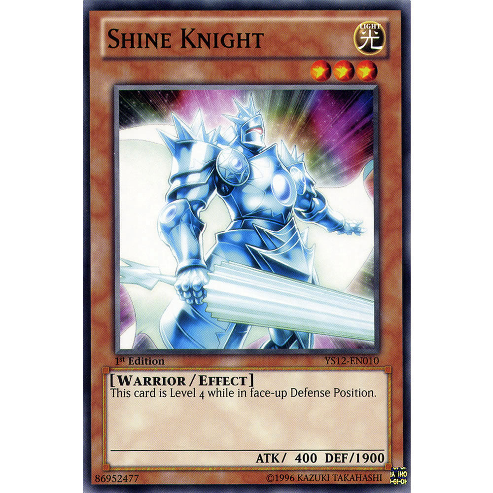 Shine Knight YS12-EN010 Yu-Gi-Oh! Card from the XYZ Symphony Set