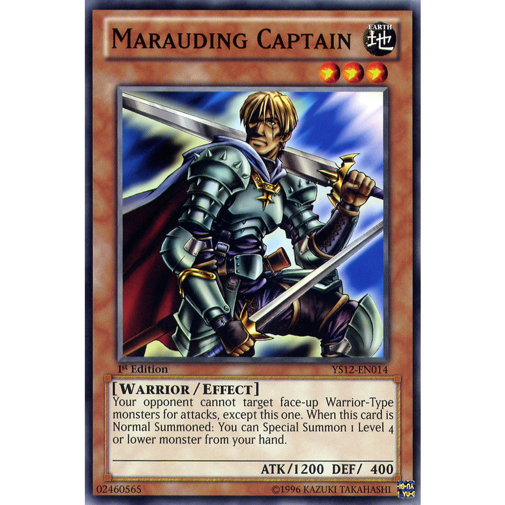 Marauding Captain YS12-EN014 Yu-Gi-Oh! Card from the XYZ Symphony Set
