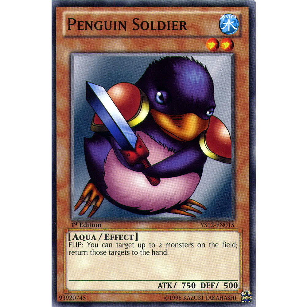 Penguin Soldier YS12-EN015 Yu-Gi-Oh! Card from the XYZ Symphony Set