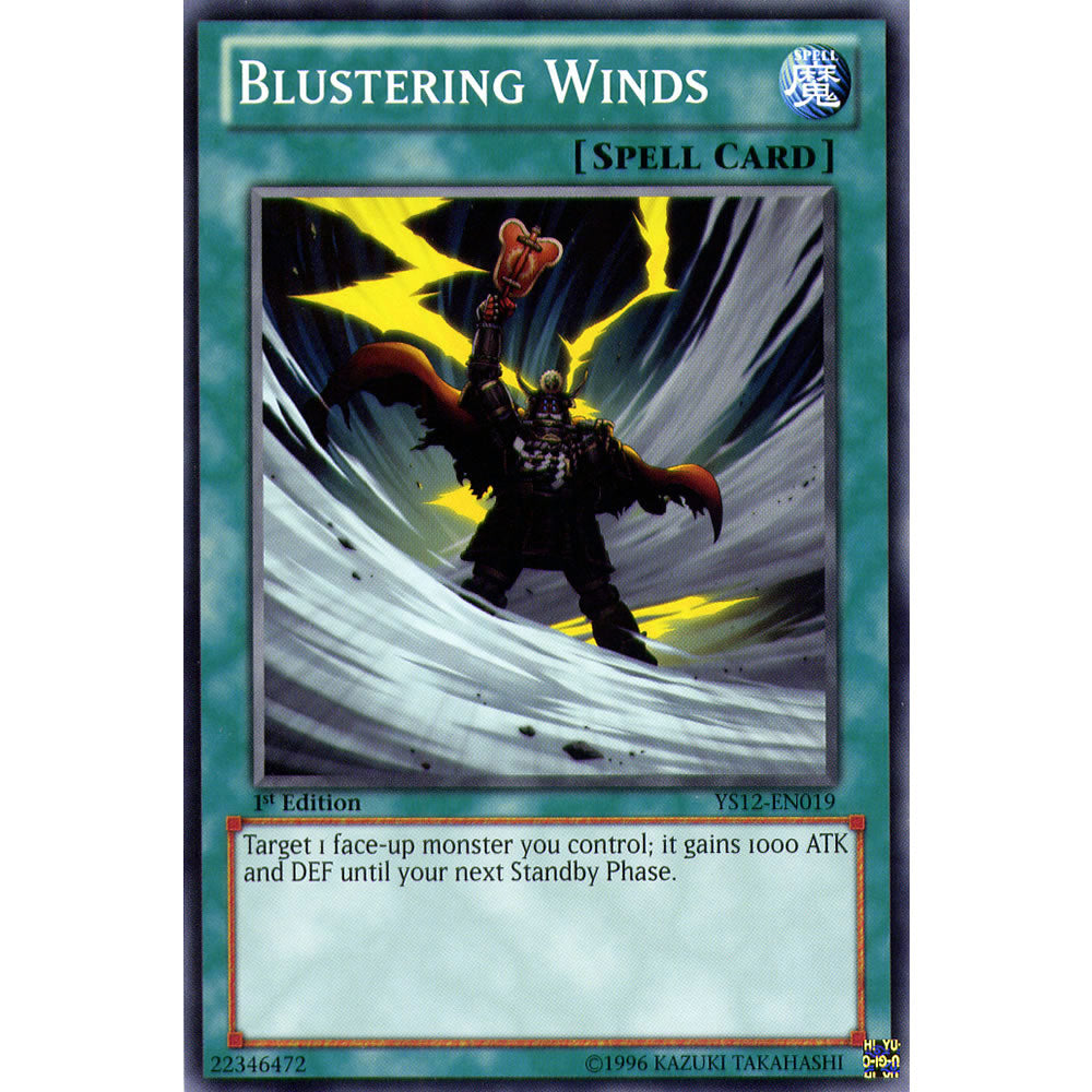 Blustering Winds YS12-EN019 Yu-Gi-Oh! Card from the XYZ Symphony Set