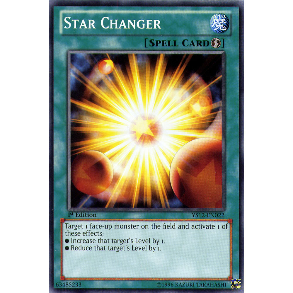Star Changer YS12-EN022 Yu-Gi-Oh! Card from the XYZ Symphony Set