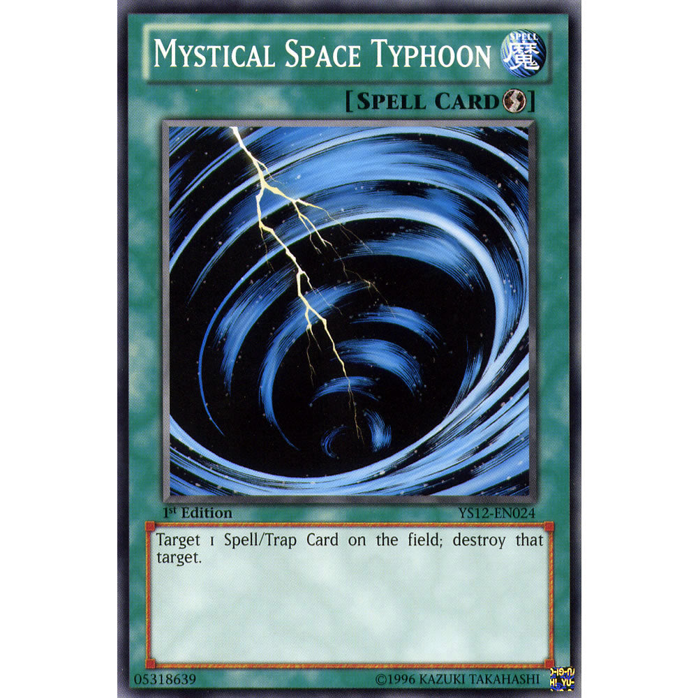 Mystical Space Typhoon YS12-EN024 Yu-Gi-Oh! Card from the XYZ Symphony Set