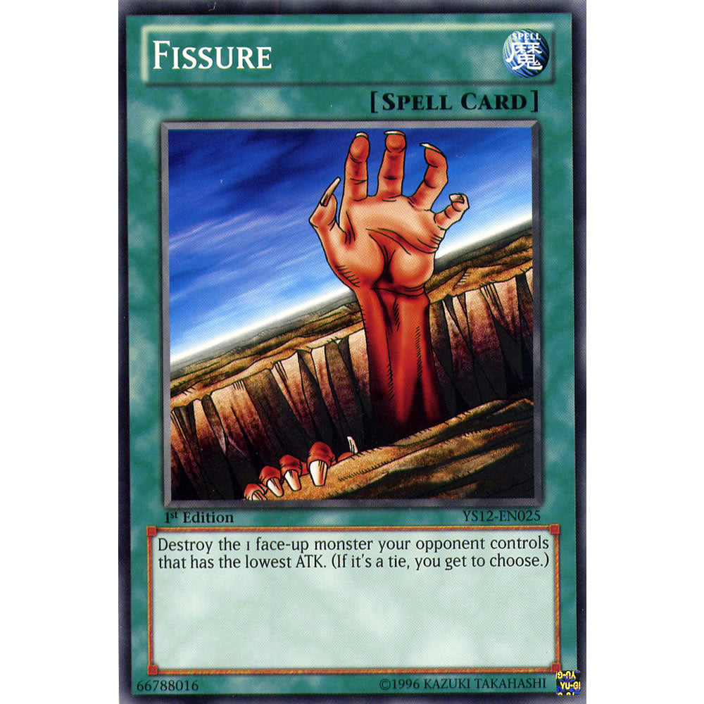 Fissure YS12-EN025 Yu-Gi-Oh! Card from the XYZ Symphony Set