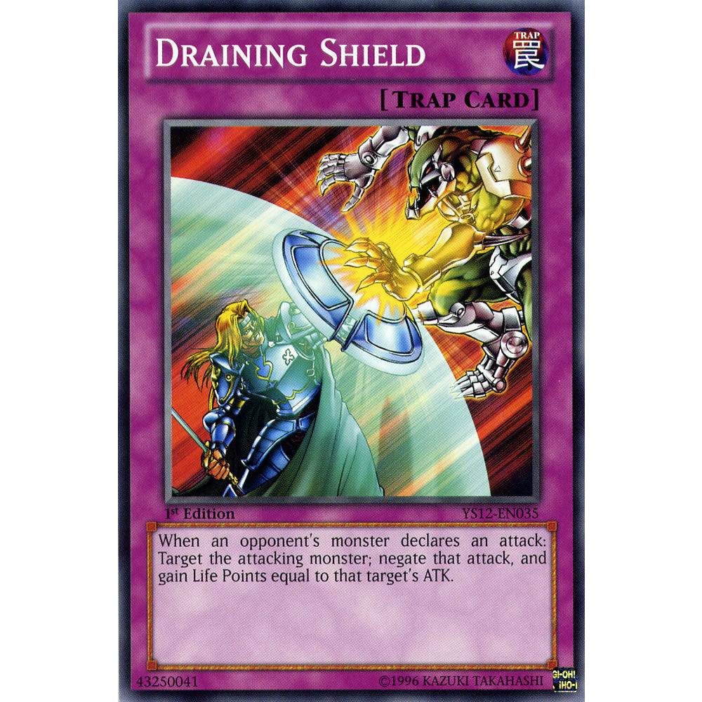 Draining Shield YS12-EN035 Yu-Gi-Oh! Card from the XYZ Symphony Set