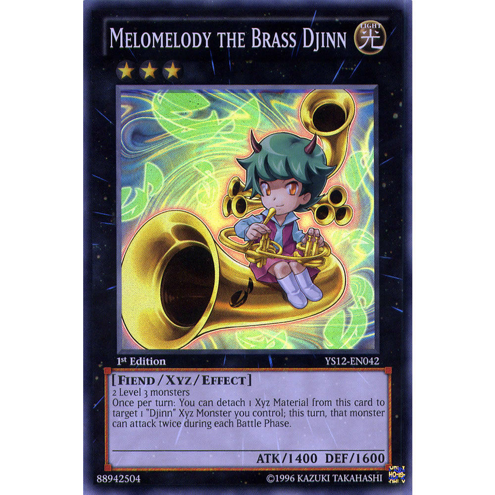 Melomelody the Brass Djinn YS12-EN042 Yu-Gi-Oh! Card from the XYZ Symphony Set